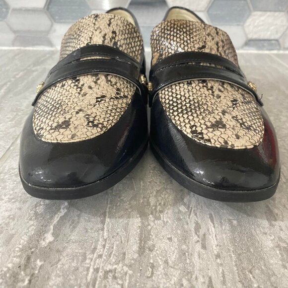 Ann Klein AKVELMA Snake Print Slip-On Loafer Shoes Size 9.5 - Picture 6 of 10